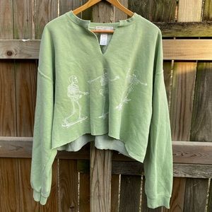 Urban Outfitters Skater cut off sweatshirt